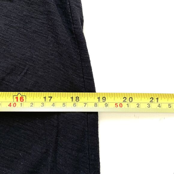 James Perse Women’s Double Layered Shift Dress Black Sleeveless Soft - Picture 10 of 12